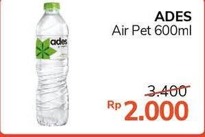 Promo Harga ADES Air Mineral 600 ml - Alfamidi