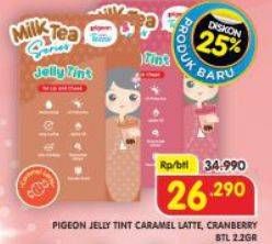 Promo Harga Pigeon Teens Jelly Tint Milk Tea Series Caramel Latte, Milk Tea Series Cranberry Mousse 2 gr - Superindo