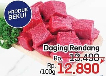 Promo Harga Daging Rendang Sapi per 100 gr - LotteMart