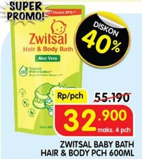 Zwitsal Natural Baby Bath 2 In 1 600 ml Diskon 40%, Harga Promo Rp32.900, Harga Normal Rp55.190, Maks 4 Pch