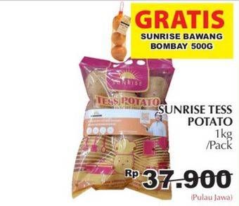 Promo Harga SUNRISE Potato Tess 1000 gr - Giant