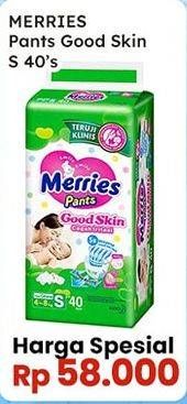 Promo Harga Merries Pants Good Skin S40 40 pcs - Indomaret