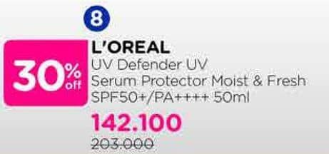 Promo Harga Loreal UV Defender Moisture Fresh 50 ml - Watsons