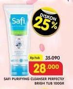 Promo Harga SAFI White Expert Facial Cleanser Perfectly Bright 100 gr - Superindo