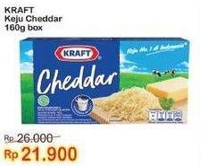 Promo Harga Kraft Cheese Cheddar 160 gr - Indomaret