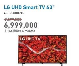 Promo Harga LG 43UP8000PTB Smart UHD TV 43 Inch  - Electronic City