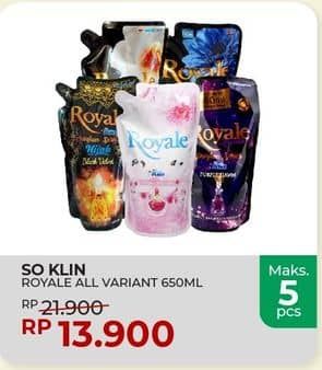 Promo Harga So Klin Royale Parfum Collection All Variants 650 ml - Yogya