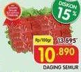 Promo Harga Daging Semur per 100 gr - Superindo