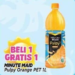 Promo Harga Minute Maid Juice Pulpy Orange 1000 ml - Alfamart