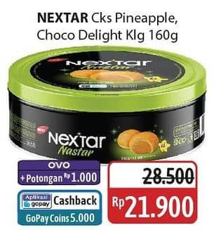 Promo Harga Nabati Nextar Cookies Nastar Pineapple Jam, Brownies Choco Delight 160 gr - Alfamidi