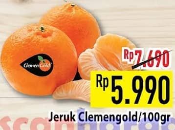 Promo Harga Jeruk Clemengold per 100 gr - Hypermart