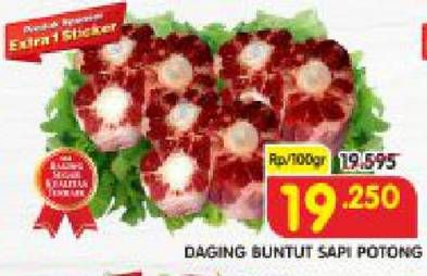 Promo Harga Oxtail Sapi  - Superindo