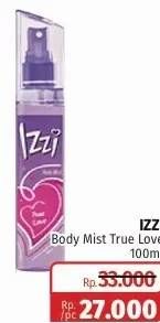 Promo Harga IZZI Body Mist True Love 100 ml - Lotte Grosir