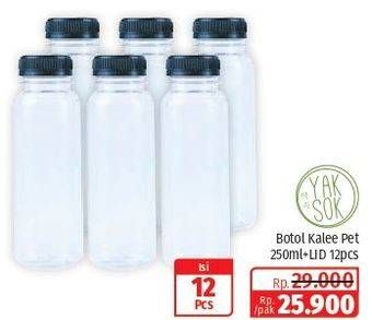 Promo Harga YAKSOK Botol Kalee 250ml 12 pcs - Lotte Grosir