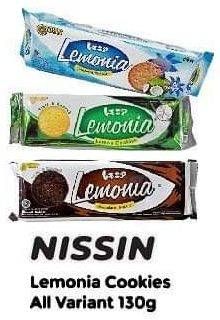 Promo Harga NISSIN Cookies Lemonia All Variants 130 gr - Yogya