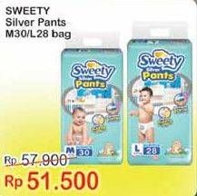 Promo Harga Sweety Silver Pants M30, L28  - Indomaret