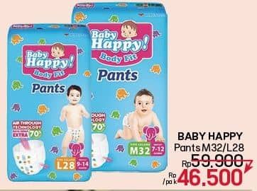 Promo Harga Baby Happy Body Fit Pants M32, L28 28 pcs - Lotte Grosir