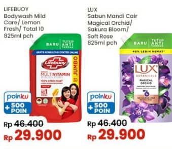 Promo Harga Lux/Lifebuoy Body Wash  - Indomaret