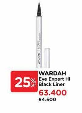 Promo Harga Wardah EyeXpert Optimum Hi Black Liner 1 gr - Watsons
