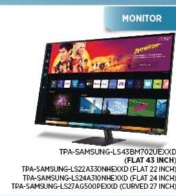 Promo Harga Samsung Monitor LS43BM702UEXXD, LS22A330NHEXXD, LS24A310NHEXXD, LS27AG500PEXXD  - COURTS
