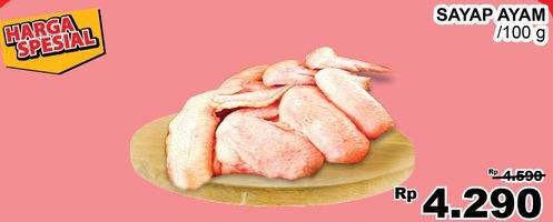 Promo Harga Ayam Sayap per 100 gr - Giant