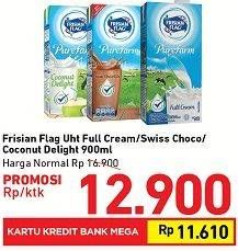 Promo Harga FRISIAN FLAG Susu UHT Purefarm Full Cream, Sweet Delight, Cokelat 900 ml - Carrefour