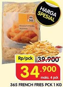 Promo Harga 365 French Fries 1000 gr - Superindo