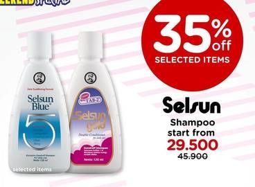 Promo Harga SELSUN Shampoo 50 ml - Watsons