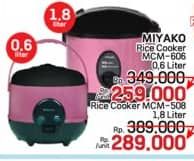 Promo Harga Miyako MCM-508 Magic Warmer Plus 1.8 liter 1800 ml - LotteMart