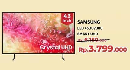 Promo Harga Samsung UA43DU7000KXXD  - Yogya