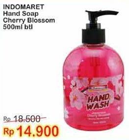 Promo Harga INDOMARET Hand Wash Cherry Blossom 500 ml - Indomaret