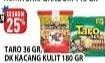 Promo Harga TARO Snack 36gr / DUA KELINCI Kacang Kulit 180 gr  - Hypermart