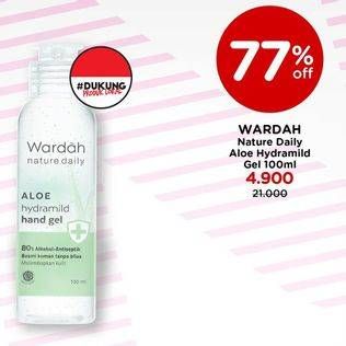 Promo Harga Wardah Aloe Hydramild Hand Gel 100 ml - Watsons