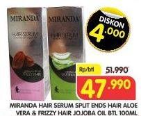 Promo Harga MIRANDA Hair Serum Split Ends Hair, Frizzy Hair 100 ml - Superindo