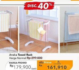 Promo Harga L-living Towel Rack All Variants  - Carrefour