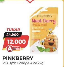 Promo Harga PINKBERRY Maskberry Honey Aloe 22 gr - Alfamart
