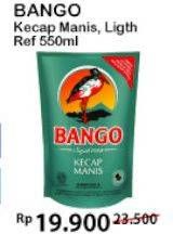 Promo Harga BANGO Kecap Manis/Light 550 mL  - Alfamart