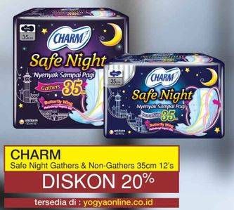 Promo Harga Charm Safe Night Gathers 35cm 12 pcs - Yogya