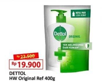Promo Harga DETTOL Hand Wash Anti Bakteri Original 400 ml - Alfamart