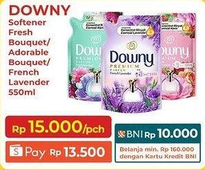 Promo Harga Downy Premium Parfum Fresh Bouquet, Adorable Bouquet, French Lavender 550 ml - Indomaret