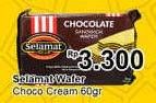 Promo Harga SELAMAT Wafer Choco Cream 60 gr - TIP TOP