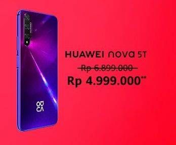 Promo Harga HUAWEI Nova 5T Smartphone  - Erafone