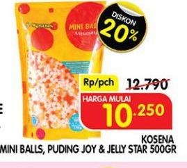 Promo Harga KOSENA Jelly Mini Balls, Puding Joy, Jelly Star 500 gr - Superindo