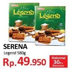 Promo Harga SERENA Biskuit Legend 580 gr - Yogya