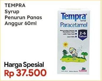 Promo Harga Tempra Syrup Paracetamol Anggur 60 ml - Indomaret