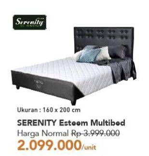 Promo Harga SERENITY Esteem Multibed 160x200cm  - Carrefour