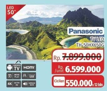Promo Harga PANASONIC TH-50HX650 | LED TV  - Lotte Grosir