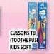 Promo Harga CUSSONS KIDS Toothbrush 1 pcs - Hypermart