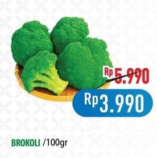 Promo Harga Brokoli per 100 gr - Hypermart