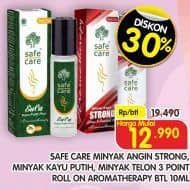 Promo Harga Safe Care Minyak Angin Aroma Therapy/3 Point Oil Telon Aromatherapy   - Superindo